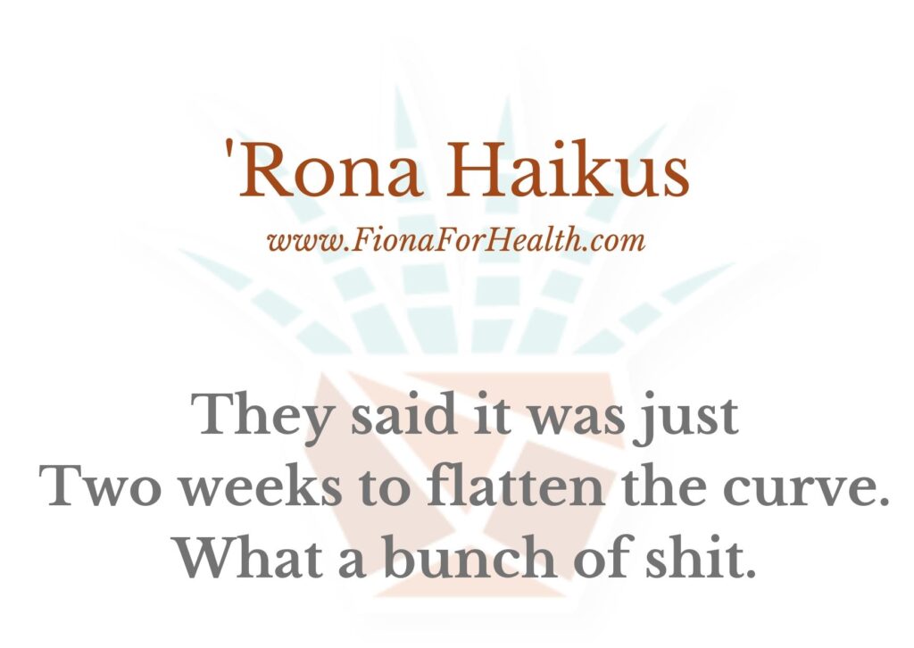 'Rona haiku 1